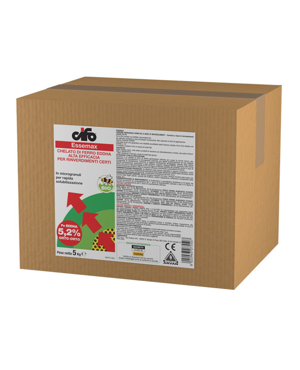 ESSEMAX KG.10 CIFO Chelato di Ferro EDDHA ad Alta Efficacia - Settanni